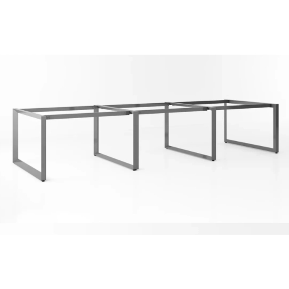 Chân bàn sắt tam giác hệ Rectangle cụm 6 chỗ ngồi: SG - T03 - $hienthicat